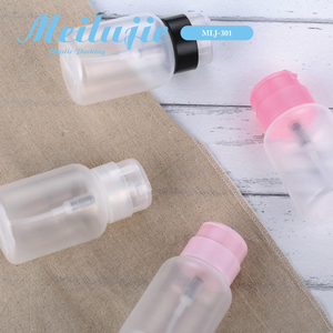 MLJ-301 Nail Polish Remover/Makeup remover Empty Press Bottle