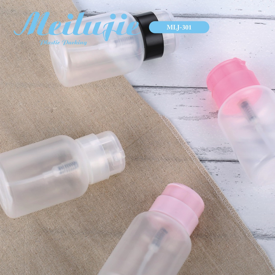 MLJ-301 Nail Polish Remover/Makeup remover Empty Press Bottle